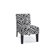 DHI Deco Zebra Fabric Slipper Chair