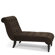 Ave Six Curves Velvet Chaise Lounge