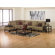 Ave Six Merge Fabric Ottoman