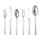 Alessi Dry Flatware Collection in Mirror with Satin Handle by Achille Castiglioni