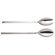 Alessi Dry 2 Piece Salad Set in Mirror with Satin Handles by Achille Castiglioni