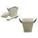 Alessi Mister Meumeu Parmesan Cheese Grater  by Philippe Starck