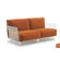 Kartell Pop Loveseat with Transparent Leg