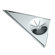 Gatco Perfect Solutions Corner Shower Shelf