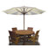Blue Star Group Brella Lights Patio Umbrella Lighting System