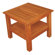 Blue Star Group Terrace Mates Two Shelf High Square Side Table