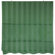 Oriental Furniture 72" Striped Roman Retractable Blinds in Soft Green