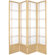 Oriental Furniture 78" Double Cross Design Room Divider in Natural