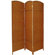 Oriental Furniture 6 Feet Tall Diamond Weave Fiber Room Divider in Dark Beige