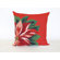 Liora Manne Visions II Poinsettia Pillow