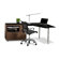 BDI Sequel Corner Desk Office L- Shaped Suite