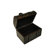 Keystone Intertrade Inc. Traveler Jewelry Box with Leather Design in Distressed Mahogany and Black (Set of 2)