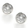 CZ Collections Clear 4 CT TW Bezel Set Earrings Studs