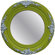 Imagination Mirrors Seema Round Framed Mirror in Light Green