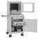 Sandusky Cabinets Mobile Computer Security Workstation with Slide-Out Shelf
