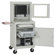 Sandusky Cabinets Mobile Computer Security Workstation with Slide-Out Shelf