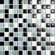 Epoch Architectural Surfaces Color Blends Joven 1" x 1" Glossy Glass Mosaic in Multi