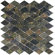 Epoch Architectural Surfaces Tumbled Marble Diamond Mosaic in Rain Forest Green