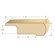Moldings Online 78" Solid Hardwood Unfinished White Oak Overlap Stair Nose