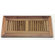 Moldings Online 2" x 14" x 3/4" Flush Mount Walnut Wood Vent in Natural