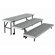 National Public Seating Three-Level Trans-Port Choral Risers and Guard Rails