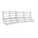 National Public Seating Guard Rail for Tapered Risers