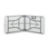 National Public Seating Fold 'N' Half Blow Molded Folding Table