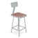 National Public Seating Stool with optional Backrest
