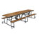 National Public Seating Mobile Cafeteria Bench-Table