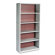 Safco Products Company Value Mate Series Bookcase, 5 Shelves, 31-3/4w x 13-1/2d x 67h, Gray                                                         