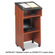 Safco Products Company Tabletop Lectern With Open Storage Area, 23-7/8w x 18-1/2d x 13-3/4h, Cherry