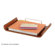 Safco Products Company Bamboo Single Tray (Set of 6)