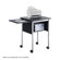 Safco Products Company Steel Machine Stand with Slide-Away Shelf