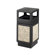 Safco Products Company Canmeleon Side-Open Square Receptacle, 38 Gal