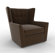 DwellStudio Myles Glider in Dorosuede