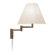 Sonneman Square One Light Swing Arm Wall Lamp in Europa Bronze