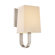 Sonneman Cappio One Light Wall Sconce in Satin Nickel