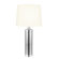 Sonneman Pomone One Light Table Lamp in Polished Nickel