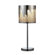 Elk Lighting Skyline One Light Portable Lamp in Polished Stainless Steel