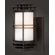 Elk Lighting Burbank 6"  Outdoor Wall Lantern in Clay Bronze