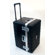 Platt Heavy-Duty ATA Case with Wheels and Telescoping Handle in Black: 16.25 x 27.5 x 19.25