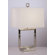 Robert Abbey Jonathan Adler Meurice Square Table Lamp in Polished Nickel