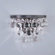 Robert Abbey Bling Crystal Drop Sconce in Deep Patina Bronze