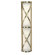 Robert Abbey Chase Large Half Round Wall Sconce in Antique Natural Brass