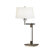 Robert Abbey Wonton Swing Arm Table Lamp with Silver Plate Finish