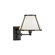 Robert Abbey Chase  Swing Arm Wall Lamp in Deep Patina Bronze
