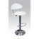 Creative Images International 19.75" - 29.75" Swivel Leather Barstool with Gas Lift