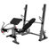 X-Mark International Olympic Weight Bench with Leg and Preacher Curl Attachment