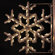 Holiday Lighting Specialists 36" Pole Decoration Garland Snowflake in Warm White