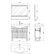 Bellaterra Home Crenshaw Bathroom Mirror in Medium Walnut